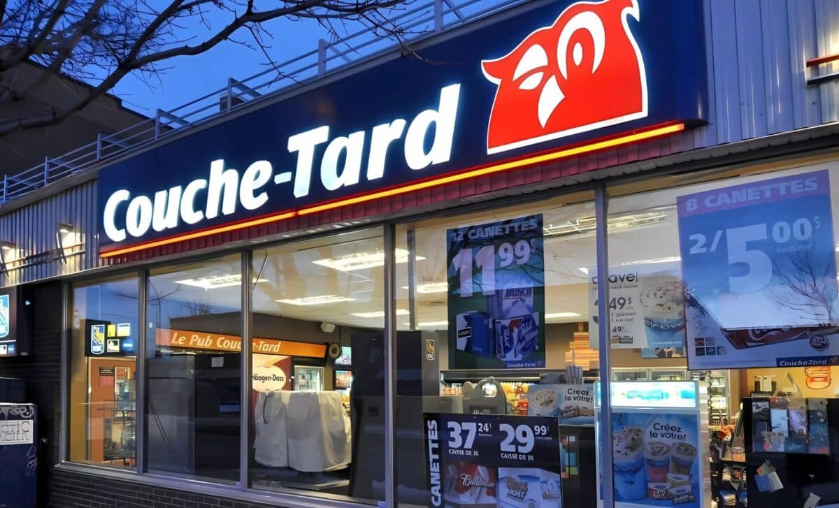 devanture du dépanneur couche-tard