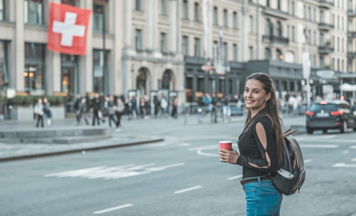 étudiante En Suisse