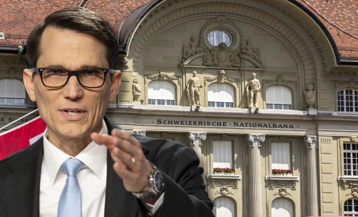 Martin Schlegel et le bâtiment de la BNS