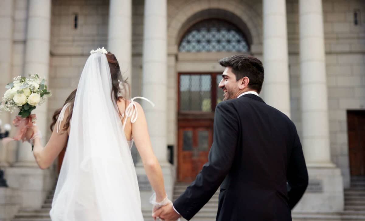 Un couple sur le point de se marier