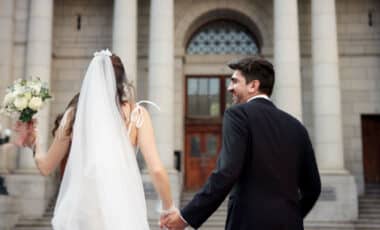 Un couple sur le point de se marier