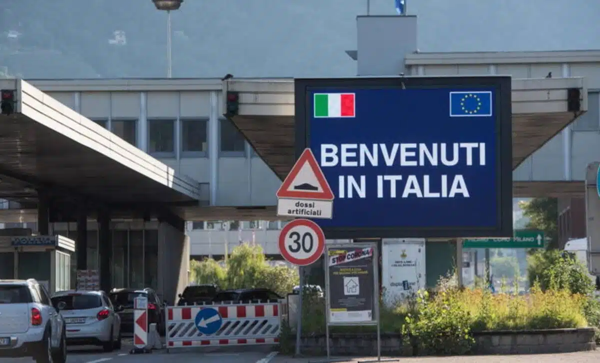 frontière suisse italie