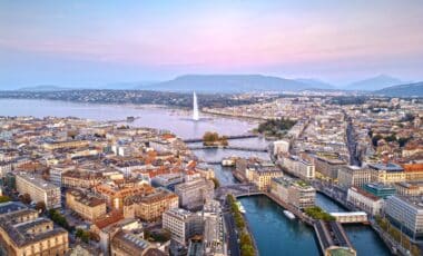 vue panoramique sur Genève