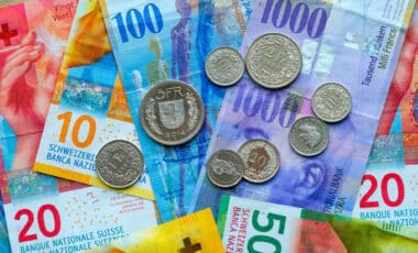 Billets et pièces de franc suisse