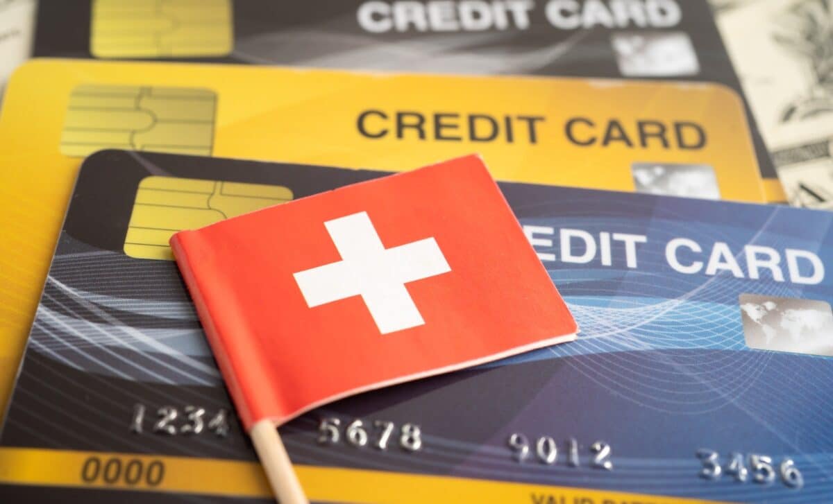 Cartes de crédit et drapeausuisse