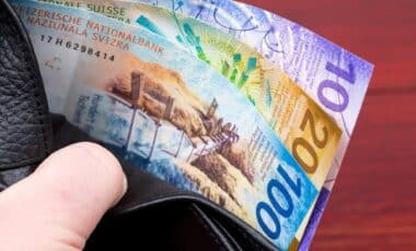 Francs suisse dans un portefeuille