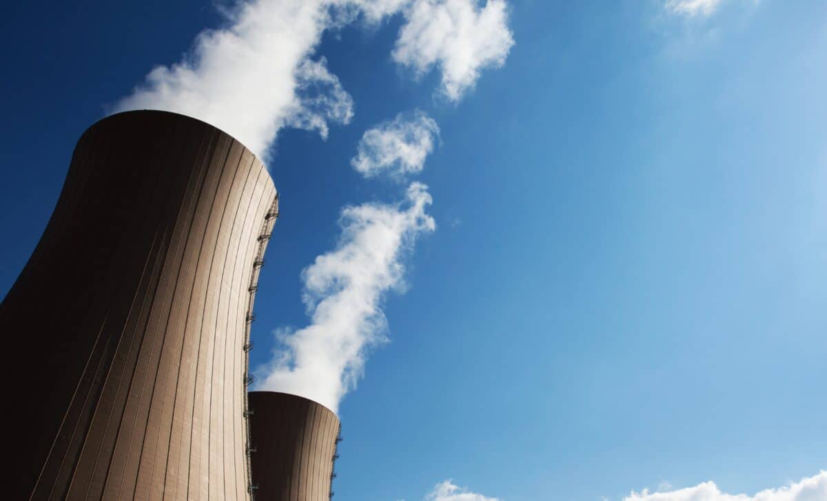 Tours de refroidissement de la centrale nucléaire