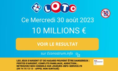 Les résultats du Loto de la FDJ du mercredi 30 août