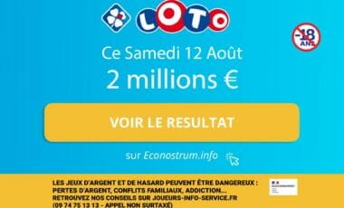 Les résultats du loto de la FDJ du samedi 12 août 2023