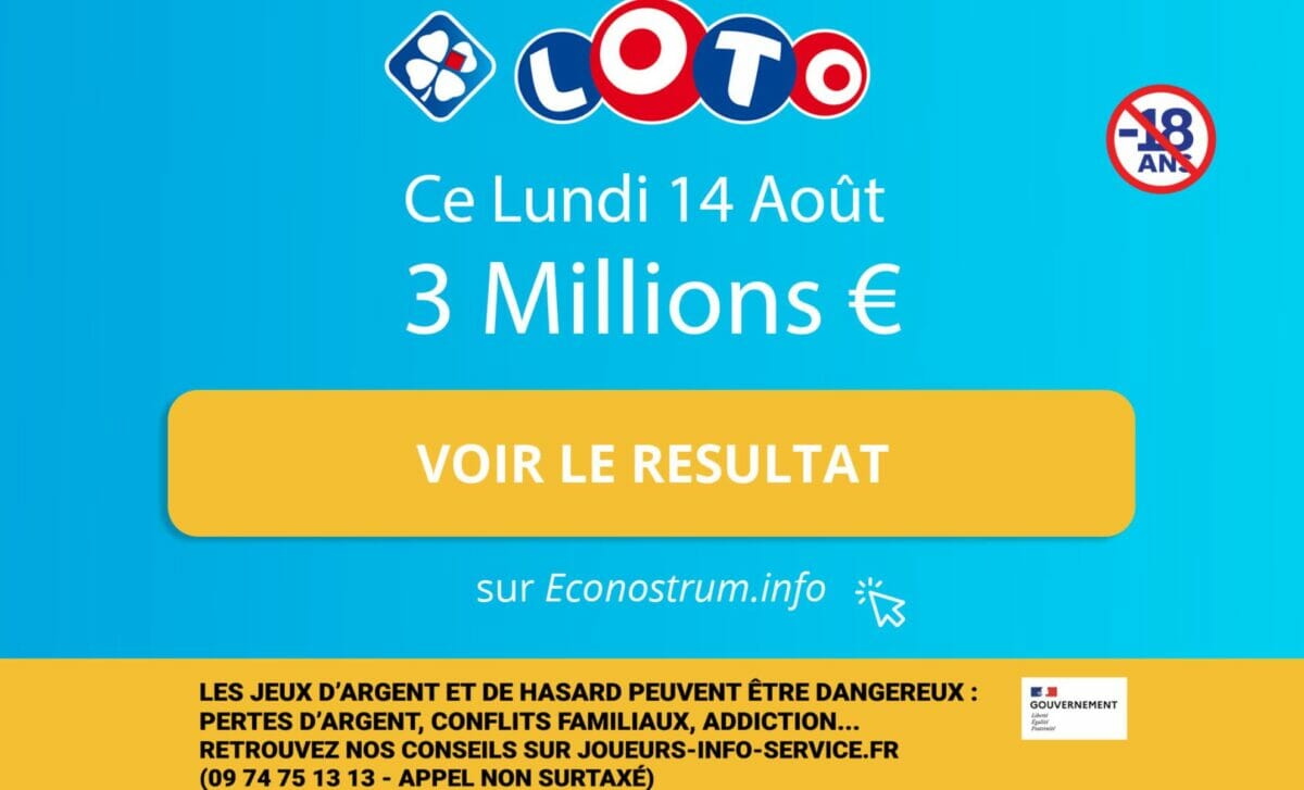 Les résultats du loto de la FDJ du lundi 14 août 2023