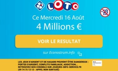 Les résultats du loto de la FDJ du mercredi 16 août 2023