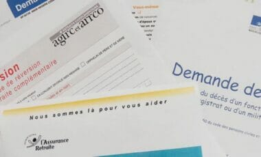 Formulaires de demande de la pension de réversion