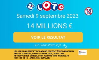 Les résultats du Loto de la FDJ du samedi 9 septembre