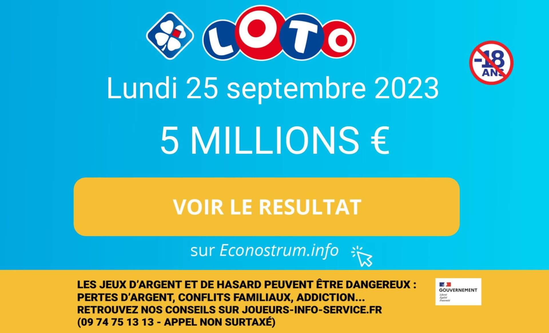 Tirage Loto Du 5 Septembre 2023 Les résultats du Loto de la FDJ du lundi 25 septembre