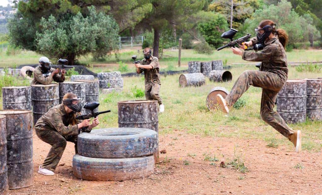 Terrain de paintball