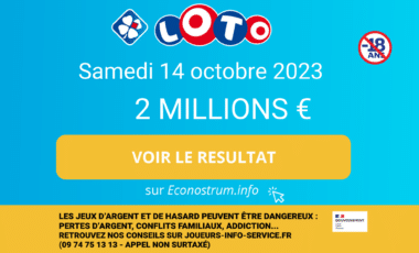 Les résultats du Loto de la FDJ du samedi 14 octobre