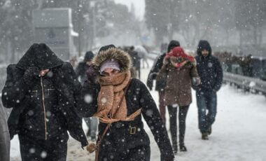 Photo montrant une météo hivernale extrême