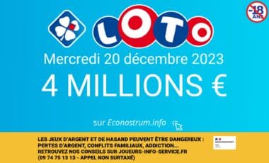 Les résultats Loto de la FDJ du mercredi 20 décembre