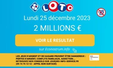 Les résultats du Loto de la FDJ du lundi 25 décembre