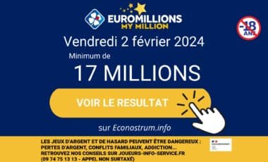 Résultats EuroMillions de la FDJ du vendredi 2 février