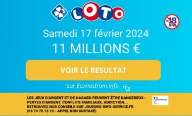 Les résultats Loto de la FDJ du samedi 17 février