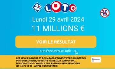 Les résultats Loto de la FDJ du lundi 29 avril