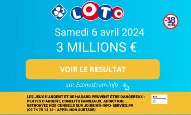 Les résultats Loto de la FDJ du samedi 6 avril 2024