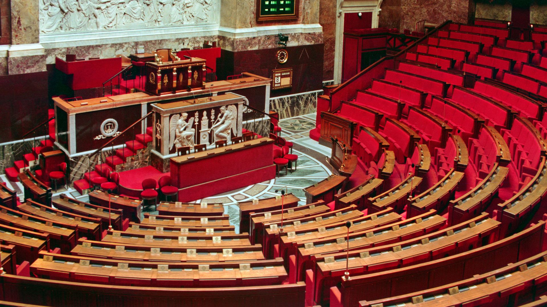 Photo de l'Assemblée nationale pour évoquer le vote du texte sur la fin de vie