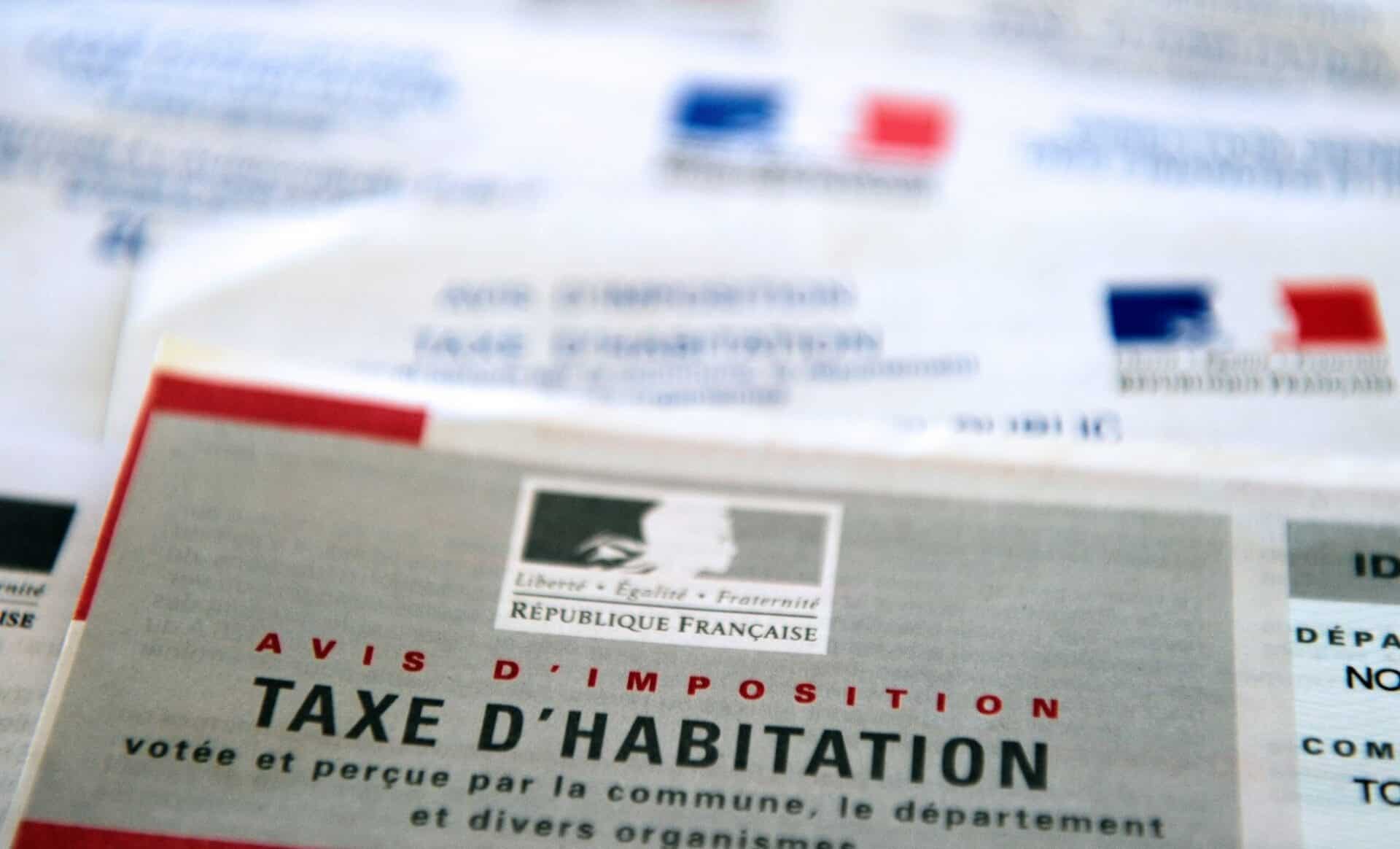 Photo d'un avis de taxe d'habitation