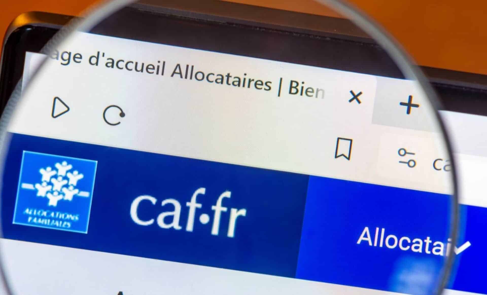 Site internet de la CAF