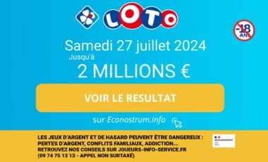 Tirage Loto de la FDJ : les résultats du samedi 27 juillet (En direct)