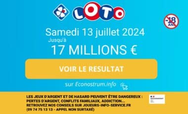 Tirage Loto de la FDJ : les résultats du samedi 13 juillet (En direct)