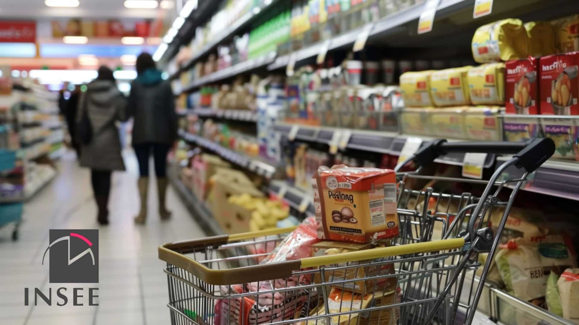 Photo d'un supermarché pour illustrer l'inflation