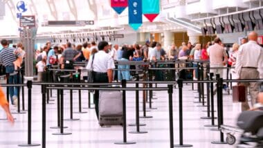 Bagages dans un aéroport