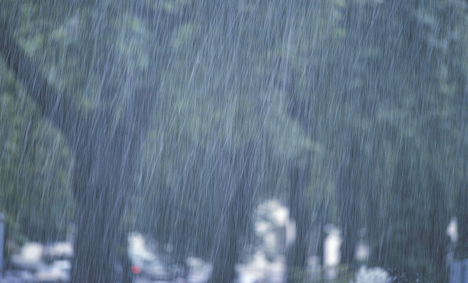 Pluies diluviennes pour illustrer une météo très agitée