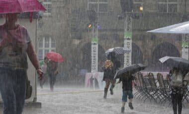 Météo venteuse et orageuse