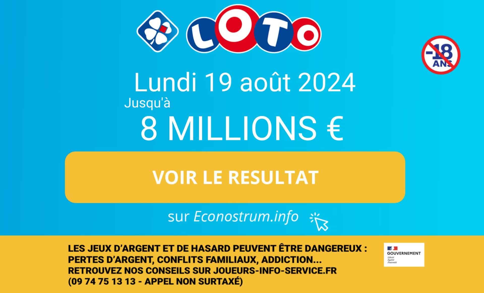 Photo illustrant la cagnotte du loto