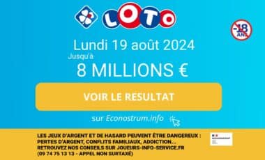 Photo illustrant la cagnotte du loto