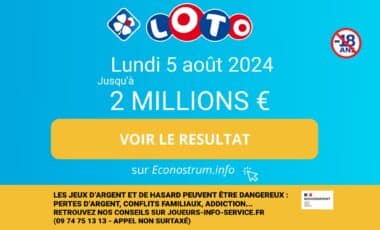 Tirage Loto de la FDJ : les résultats du lundi 5 août (En direct)