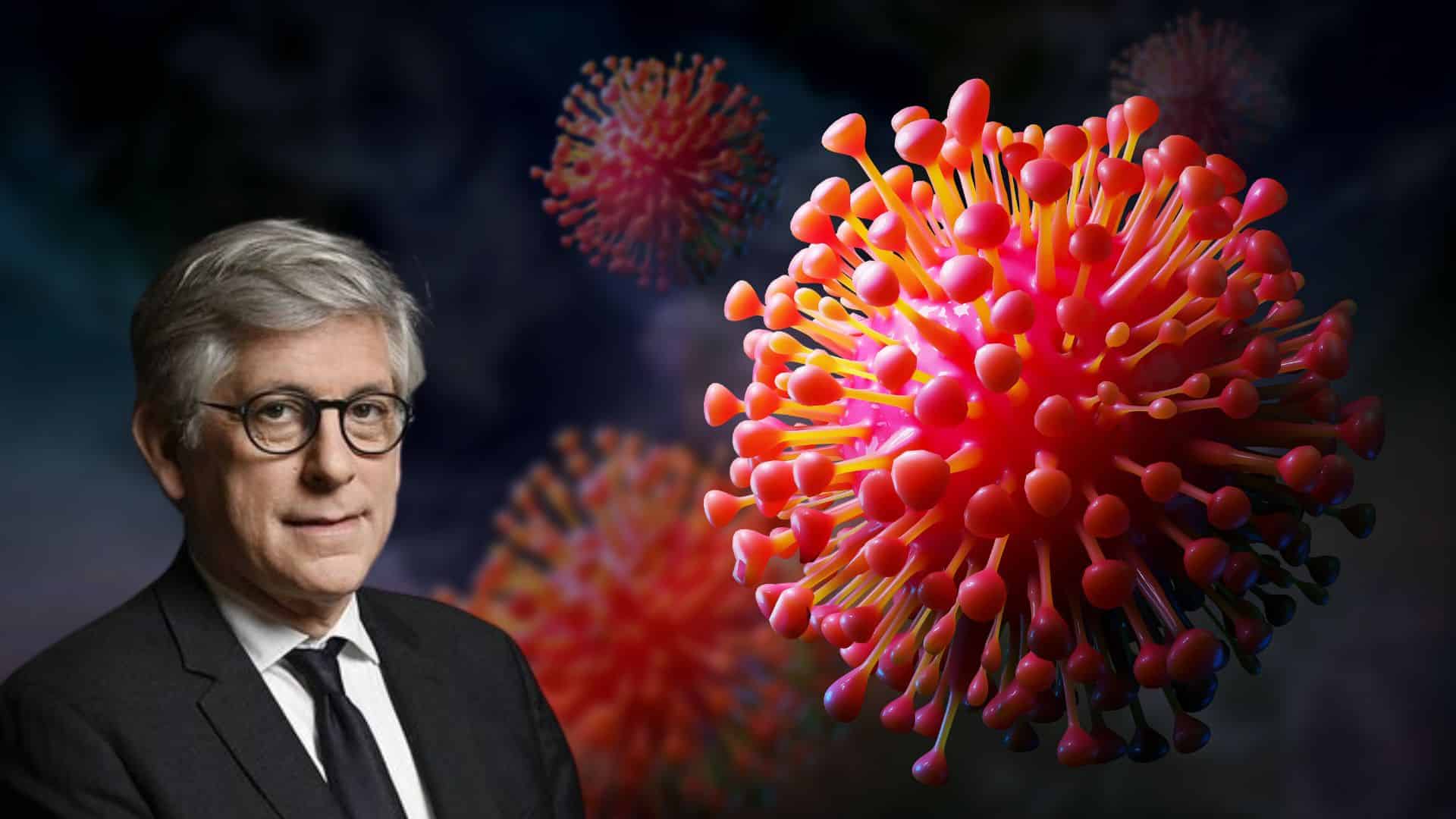 Virus Mpox en arrière-plan de la photo du ministre de la Santé