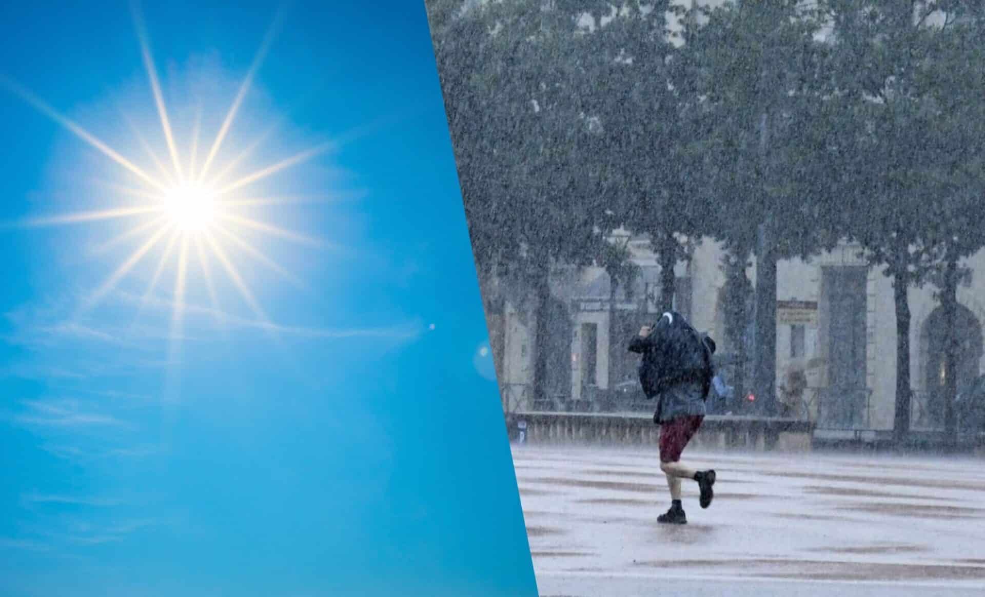 Météo entre beau temps et pluies