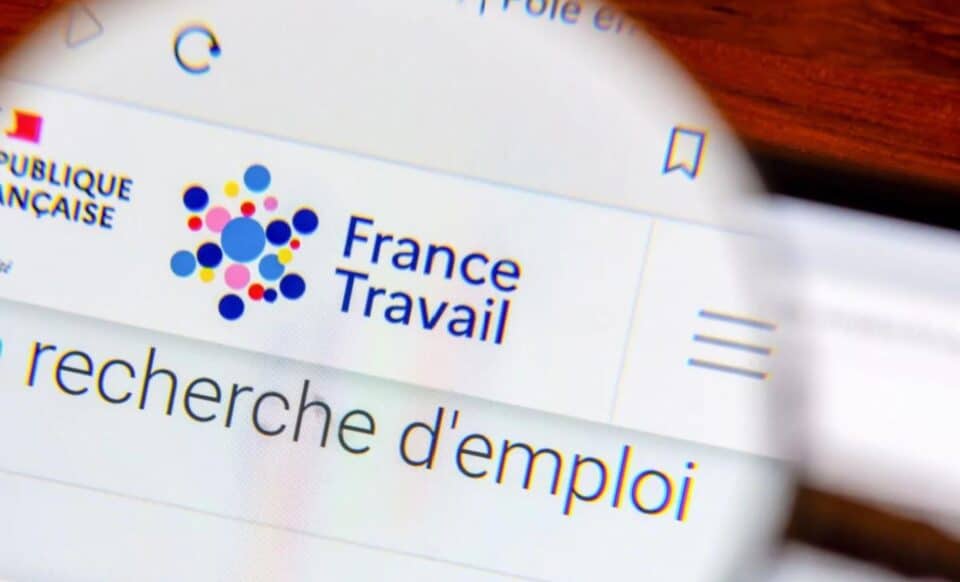 Site de France Travail, l'organisme qui verse les allocations chômage