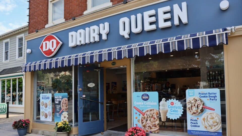 Photo d'un magasin Dairy Queen,