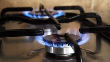 Photo d'une cuisinière à Gaz