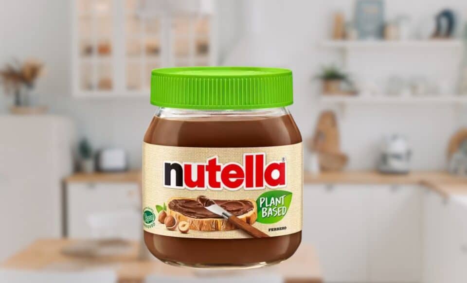 Photo d'un pot de Nutella vegan