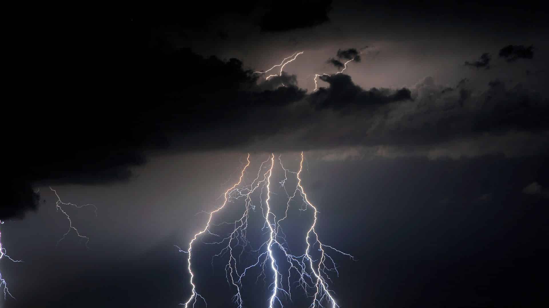 Météo avec des orages