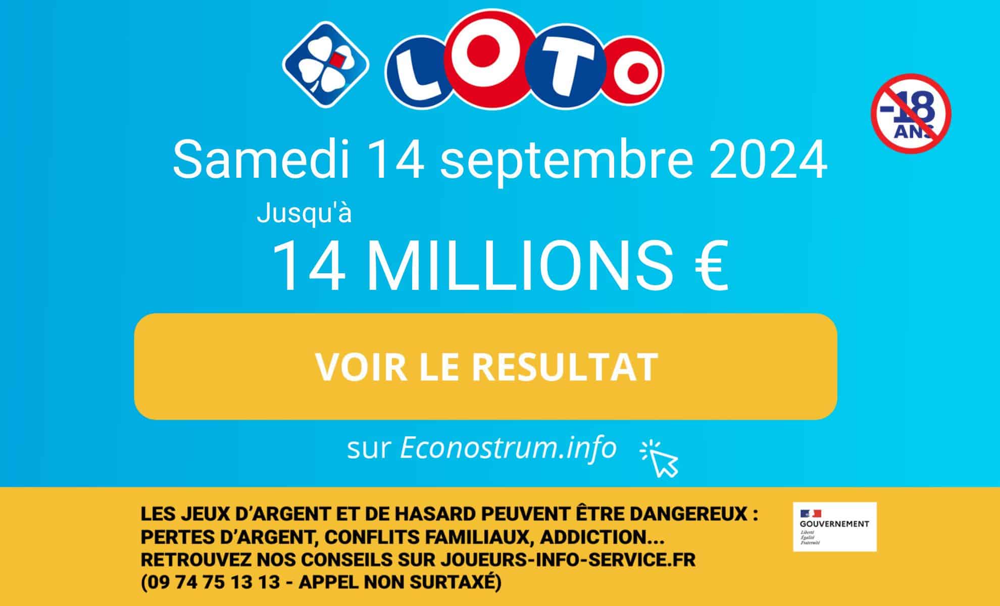 Résultats Loto Fdj 14 Septembre