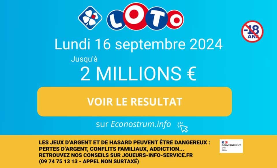 Résultats Loto Fdj 16 Septembre 2024