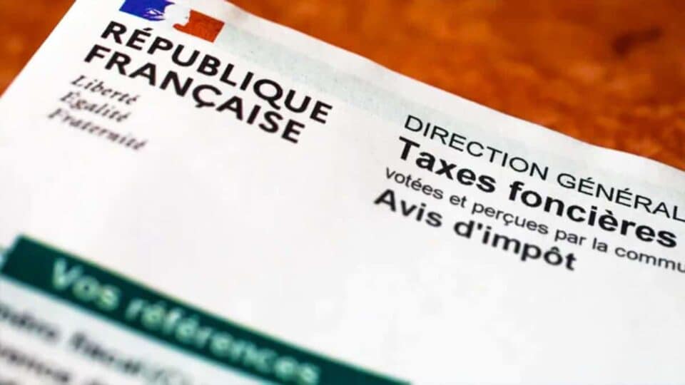 Avis de taxe foncière