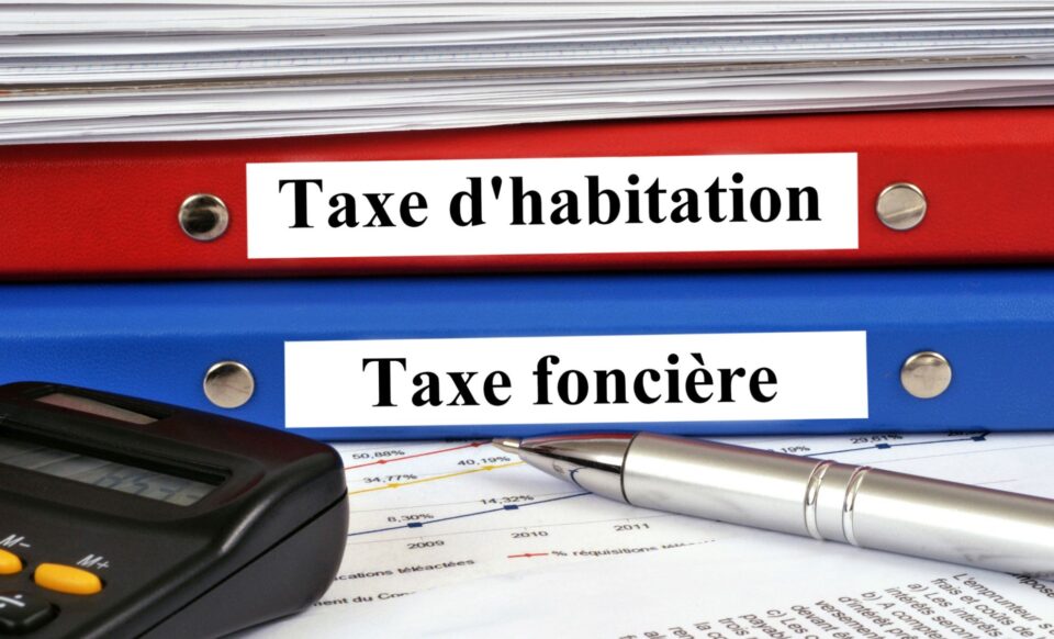 Taxe D’habitation et taxe foncière écrites sur deux dossiers